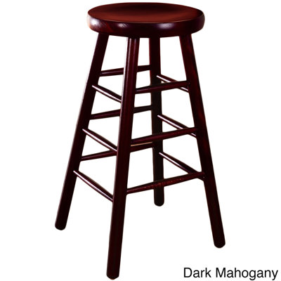30 inch Bar Stool Finish: Dark Mahogany