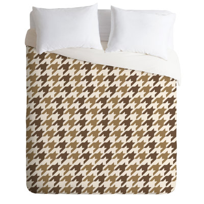 Where To Buy Allyson Johnson Classy Houndstooth Duvet Cover Size