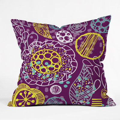 Rachael Taylor Dotty Organic Polyester Throw Pillow Size: 26" H x 26" W x 7" D Rachael Taylor Dotty Organic Polyester Throw Pillow Size: 26" H x 26" W x 7" D