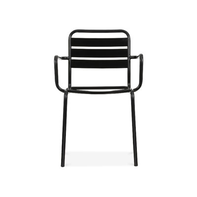 Paris Arm Chair Finish: Glossy Black
