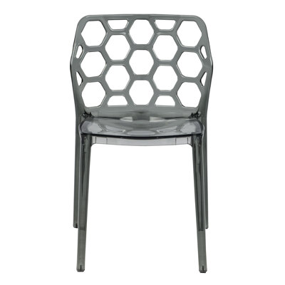 Dynamic Side Chair Finish: Transparent Black