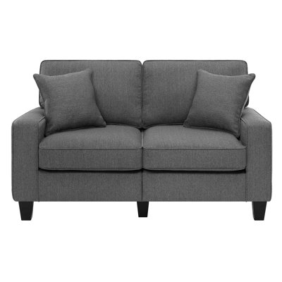 Latitude Run LATR2540 32001402 Lonnie 61″ Track Arm Loveseat Finish