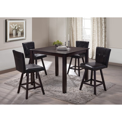 Neil 5 Piece Counter Height Dining Set