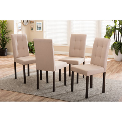 Aiello Side Chair Upholstery: Beige