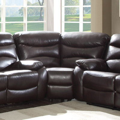 Latitude Run LATR9474 Lynx Wedge Reclining Sectional