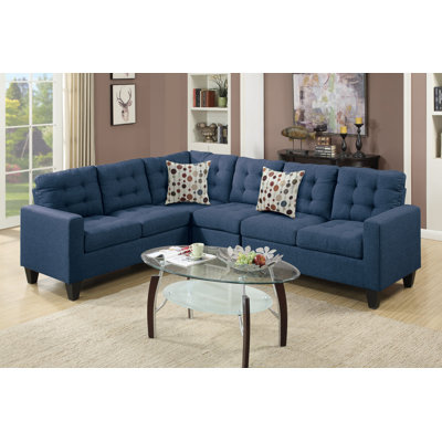 Latitude Run LATT4691 Prescot Reversible Sectional Upholstery