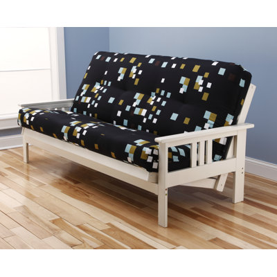 Latitude Run LATT5088 Hardwick Modern Blocks Futon and Mattress