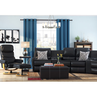 Latitude Run LATR7263 Yonkers Leather Sectional