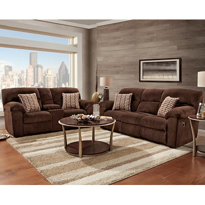 Red Barrel Studio RDBT3352 Napier Recliner Sofa and Loveseat Set
