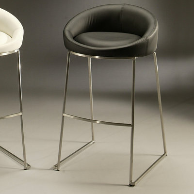 Di Sinistra 26 inch Bar Stool Upholstery: Black