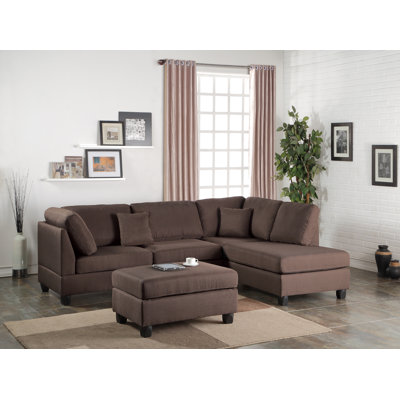 A&J Homes Studio 6WF8AJ Lucas Reversible Chaise Sectional Upholstery