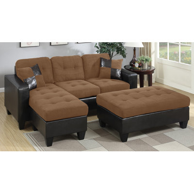 A&J Homes Studio F6WF9A2J9SDL Swain Sleeper Sectional Finish