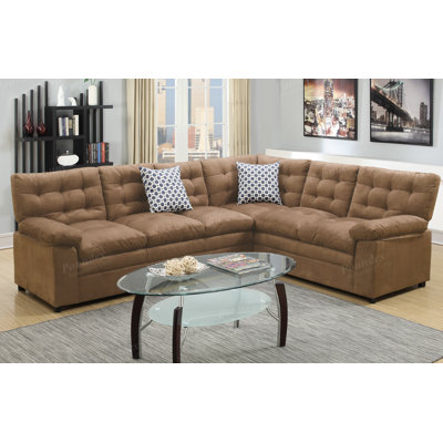A&J Homes Studio F6WF9A5J7SDL Lin Sectional Finish