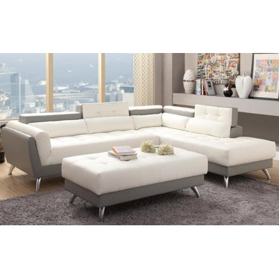 A&J Homes Studio F6WF9A7J9WHGY Tommy Sectional Upholstery