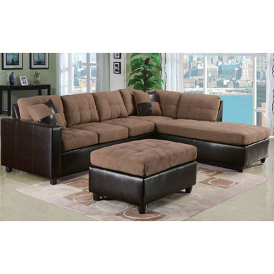 A&J Homes Studio 51WF3A3J0SA Candy Reversible Chaise Sectional