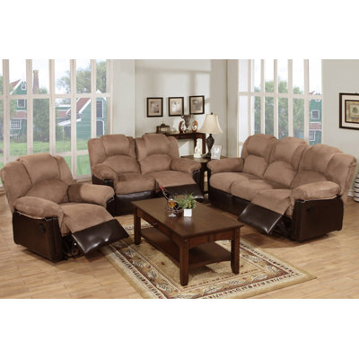 F6W6A8J456SET A&J Homes Studio Light Brown Living Room Sets
