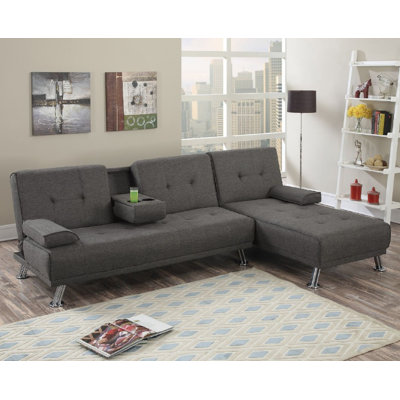 A&J Homes Studio ZD-4WF4A4J5SLA Canyon Sleeper Sectional Upholstery