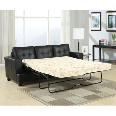 A&J Homes Studio ZD-15WF0A6J1BLK Platinum Sleeper Sofa Upholstery