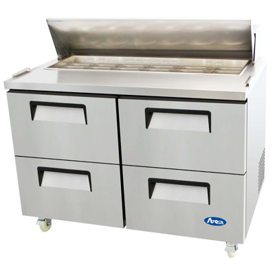 48 inch Refrigerated Four-Drawer Sandwich Prep Table