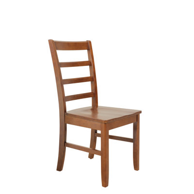 Side Chair (Set of 2) Finish: Saddle Brown
