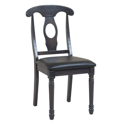 Side Chair (Set of 2) Finish: Dark Gray