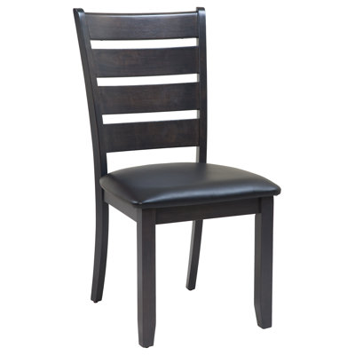 Side Chair (Set of 2) Finish: Dark Gray