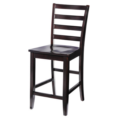 Counter Height Side Chair (Set of 2) Finish: Cappuccino