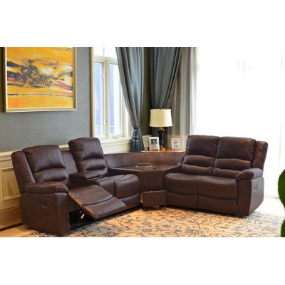 S88 3PC RECLINER SECT. Best Quality Furniture Sectionals