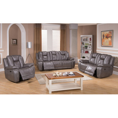 Red Barrel Studio RDBT4504 Fae Power 3 Piece Living Room Set