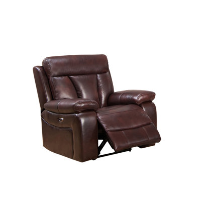 Red Barrel Studio RDBT4488 Lenny Power 3 Piece Leather Match Living Room Set