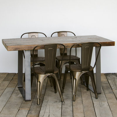 Lincoln Park Dining Table Top Finish: Natural, Size: 30 inch H x 36 inch W x 84 inch L