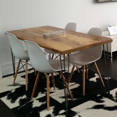 Dining Table Top Finish: Oil, Size: 30 inch H x 36 inch W x 84 inch L