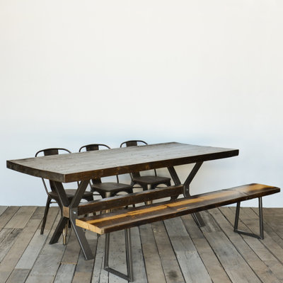 Dining Table Top Finish: Oil, Size: 30 inch H x 36 inch W x 84 inch L