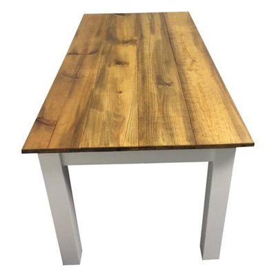 Dining Table Base Finish White