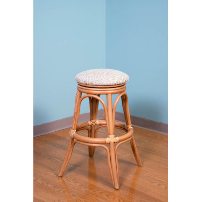 Universl Swivel Bar Stool Upholstery: Blue