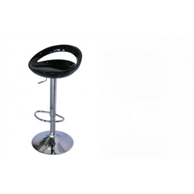 Adjustable Height Bar Stool Finish: Black