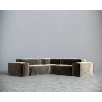 Sandro B7SS-002 Marlowe Sectional in Vintage Velvet – Oxford