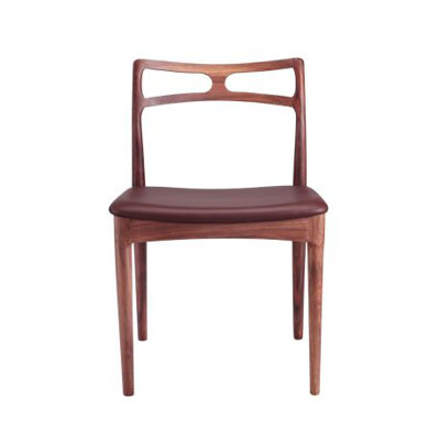 Arno Side Chair Upholstery Type - Color: Leather - Brown