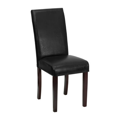 Parsons Chair Upholstery: Black