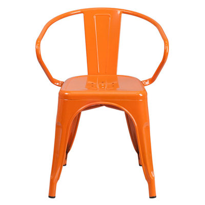 Arm Chair Finish: Orange