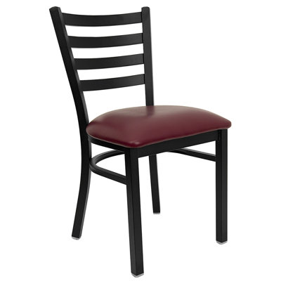 Taylor Side Chair Upholstery: Burgundy
