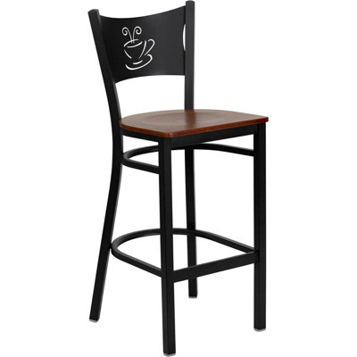 Buster 29 inch Bar Stool Finish: Cherry