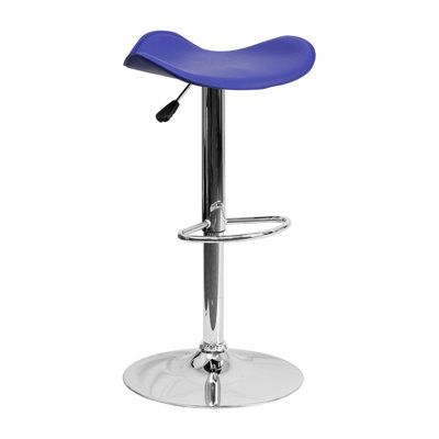 31.5 inch Swivel Bar Stool Finish: Blue