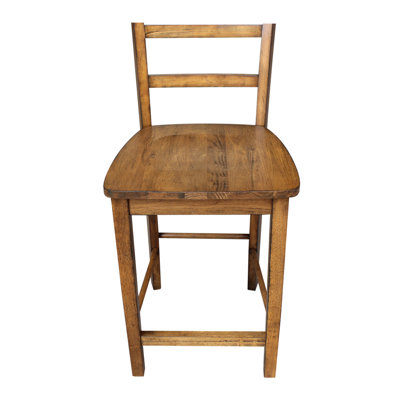 Canon 24 inch Bar Stool Finish: Pecan