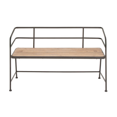Laurel Foundry Modern Farmhouse Idell Metal And Wood Bench
