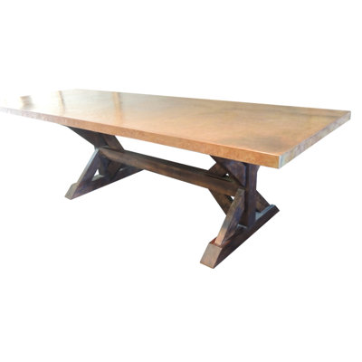 Farm Dining Table Base Finish: Dark Coco, Size: 30