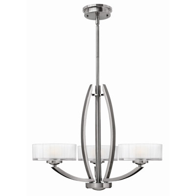 Meridian  3 Light Chandelier