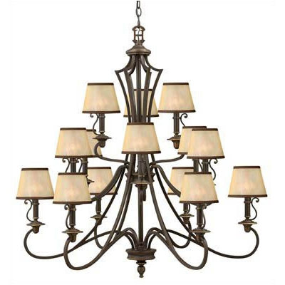 Plymouth 15 Light Chandelier