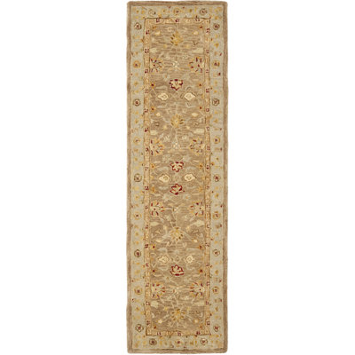 Anatolia Tan/Ivory Rug Rug Size: Runner 2'3 x 16' image