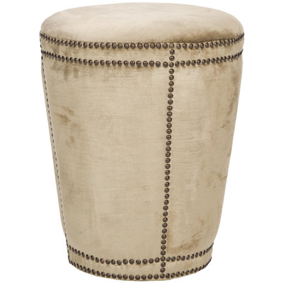 Baylee Ottoman Color: Antique Beige image